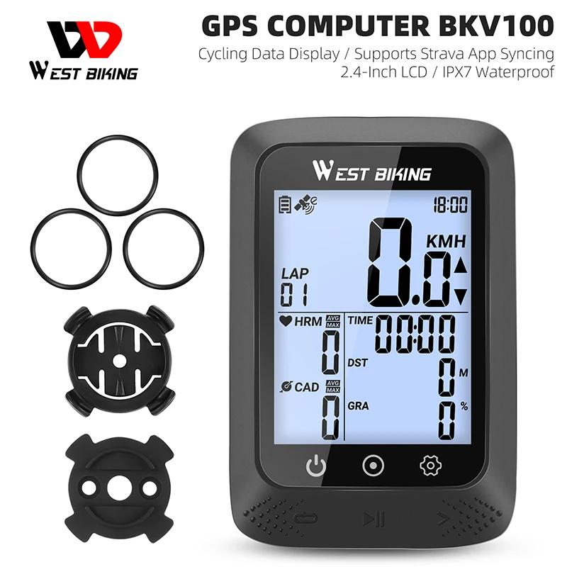 WEST BIKING GPS  ǻ  ӵ  Ÿ ANT +  5.0, BKV100 IPX7  Ŭ  ׼